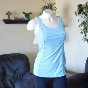 Lululemon Athletica Striped Fitness Athletic Tank Top Unpadded